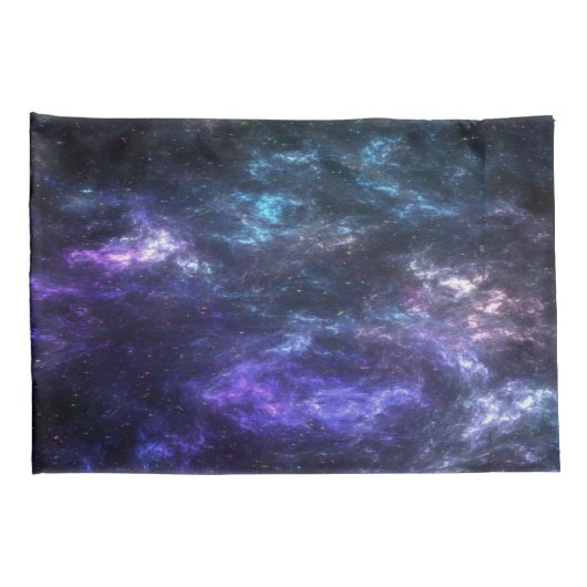 Paarse Nebula Galaxy Pillow Hoesjes Kussensloop (Achterkant-Rechts)