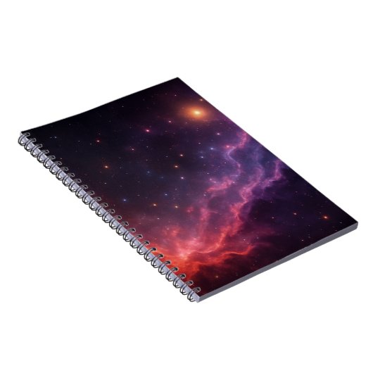 Paarse Nebula Notitieboek (Rechterzijde)