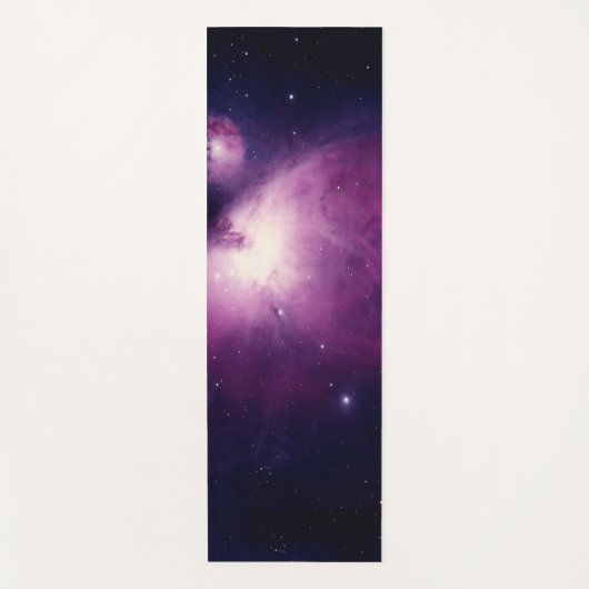 Paarse Nebula Yoga Mat (Voorkant)