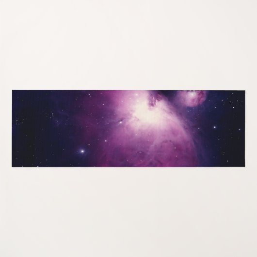 Paarse Nebula Yoga Mat (Voorkant (horizontaal))