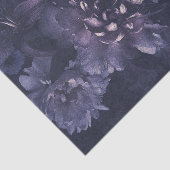 Paarse Nederlandse Floral Tissuepapier (Detail)