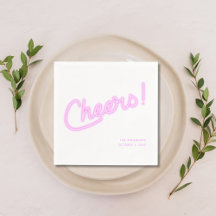 Paarse Neon Cheers Persoonlijk Huwelijk