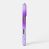 Paarse Neon iPhone Case Gepersonaliseerde Jouw naa iPhone Hoesje (Rechterkant)