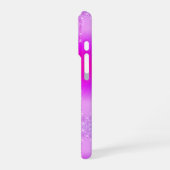 Paarse Neon iPhone Case Gepersonaliseerde Jouw naa iPhone Hoesje (Linkerkant)