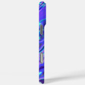 Paarse Neon Marmer Textuur Abstracte Vloeibare Ver Case-Mate iPhone Case (Achterkant / Rechts)