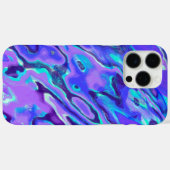 Paarse Neon Marmer Textuur Abstracte Vloeibare Ver Case-Mate iPhone Case (Achterkant (horizontaal))
