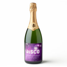 Paarse Neon Roze Disco Bachelorette Feest Favor