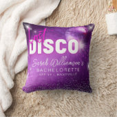 Paarse Neon Roze Laatste Disco Meidenavond Feestje Kussen (Deken)