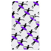 Paarse Neon Tutu Ballerina Ballet Dance Teacher Klein Cadeauzakje (Voorkant)