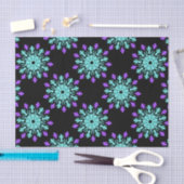 Paarse neonbloem tissuepapier (Craft)