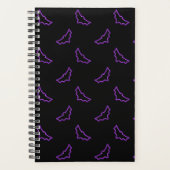 Paarse neonvleermuizen planner (Voorkant)