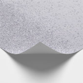 Paarse Nep Glitters Cadeaupapier (Hoek)