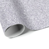 Paarse Nep Glitters Cadeaupapier (Rol Hoek)