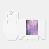 Paarse nevel gunst bedankdoosjes (Uitgevouwen)