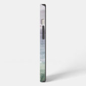 Paarse Nevel iPhone Hoesje (Linkerkant)