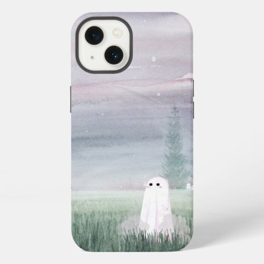Paarse Nevel iPhone Hoesje (Achterkant)