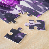 Paarse Nevel Schaken Legpuzzel (Zijkant)