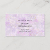 paarse nevel visitekaartje (Achterkant)