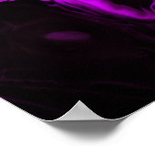 Paarse nevelprint, waardeposterpapier (semi-gloss) poster (Hoek)