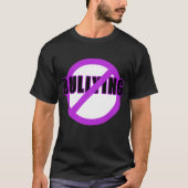 Paarse NIET-BULLYING T-shirts en Buttonnen (Voorkant)