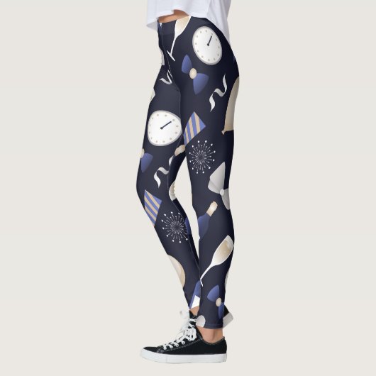 paarse nieuwjaarsdag leggings (Links)