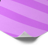 Paarse nieuwkomers tekenen voor winkels poster (Hoek)