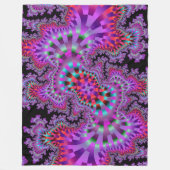 Paarse Nightmare Fleece Blanket (Voorkant)