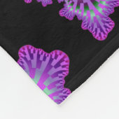 Paarse Nightmare Fleece Blanket (Hoek)