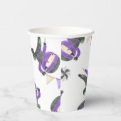 Paarse Ninja Party Cups Papieren Bekers (Rechts)