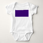 Paarse Noise Custom Baby Bodysuit (Voorkant)