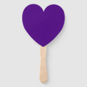 Paarse Noise Heart Paddle Fan Set -  Handwaaier (Achterkant)