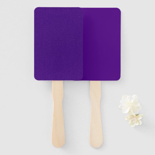 Paarse Noise Paddle Hand Fan Set –  Handwaaier (Voorkant en achterkant)