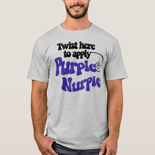 PAARSE NURPLE T-SHIRT (Voorkant)