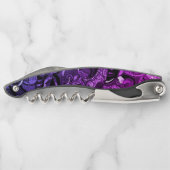 Paarse obers kurkentrekker wijnopener (Achterkant)