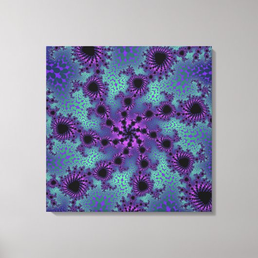 Paarse obliteratie canvas afdruk (Voorkant)