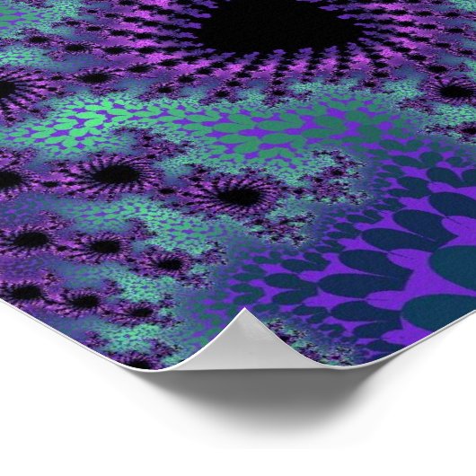 Paarse obliteratie poster (Hoek)