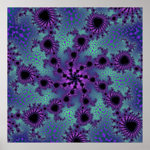 Paarse obliteratie poster