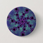 Paarse obliteratie ronde button 5,7 cm (Voorkant)