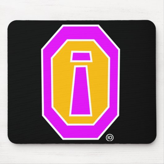 Paarse Obsidian - Mousepad Muismat (Voorkant)