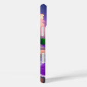 Paarse Oceaan Scene Telefoonhoes Case-Mate iPhone Case (Achterkant / Rechts)