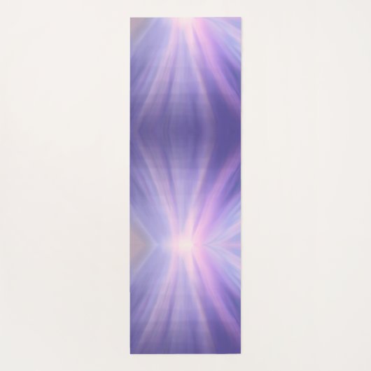 Paarse oceaankeukenhanddoek yogamat (Achterkant)