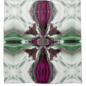 Paarse Ocean Breeze Shower Curtain Douchegordijn (Voorkant)