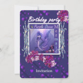 Paarse Ocean Mermaid (Voorkant)