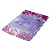 Paarse Ocean Mermaid Badmat (Gekanteld)