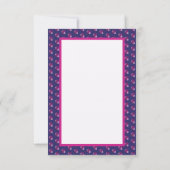 Paarse Ocean Mermaid Bedankkaart (Achterkant)