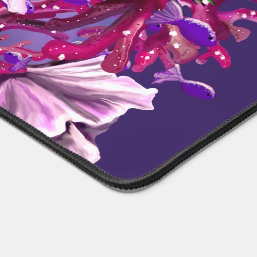 Paarse Ocean Mermaid Bureaumat (Hoek)