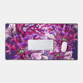 Paarse Ocean Mermaid Bureaumat (Keyboard & Muis)