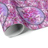 Paarse Ocean Mermaid Cadeaupapier (Rol Hoek)