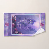 Paarse Ocean Mermaid Handdoek (Handdoek)