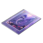 Paarse Ocean Mermaid Notitieboek (Linkerzijde)